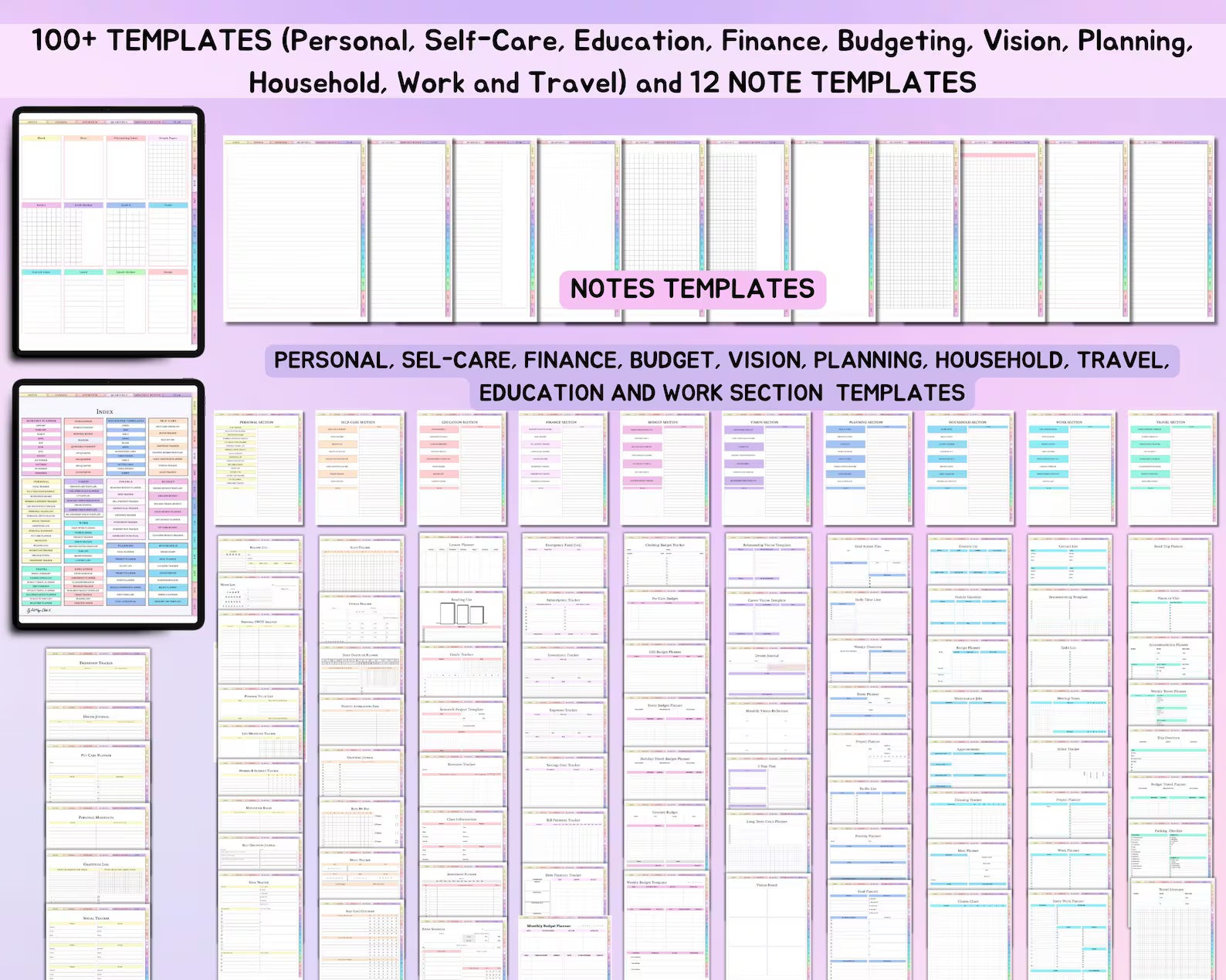 All-in-One Digital Planner 2026, 2027, 2028