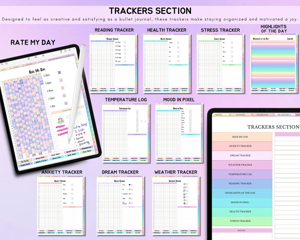 All-in-One Digital Planner 2026, 2027, 2028